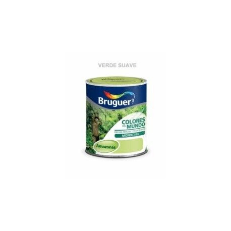 Pintura Plastica Mate Monocapa Cm Amazonas Verde Suave 750ml