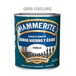 Esmalte Para Metal Hammerite Forja Gris Oscuro 750ml