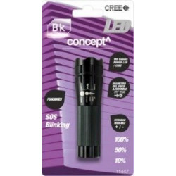 Linterna Ilumin Led 190lm Pila 3aaa Concept Bk