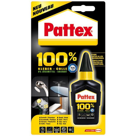 Pegamento Multimaterial Flexible  Pattex 100% Botella  50gr