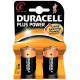 Pila Alcalina Lr14 1,5v C Power Plus Duracell 2 Pz