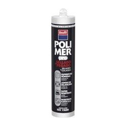 Pegamento Poliuretano Modificado Polimer Negro 300ml 59933