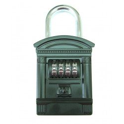 Cofre Combinacion Re-programable Con Arco Para Llaves