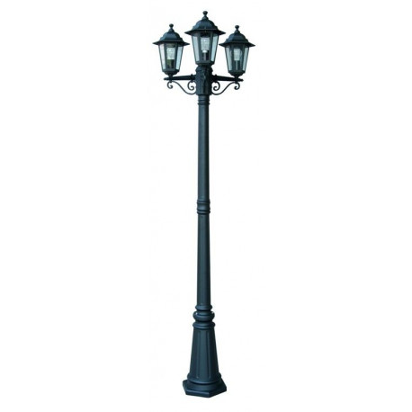 Farol 3c Orlando Negro E27 3x60w