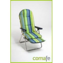 Tumbona Telescopica Aluminio 5 Posiciones Oval 40x20mm