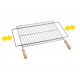 Parrilla Barbacoa Extensible 50 A 60 X40 Acero Zinc