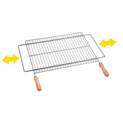 Parrilla Barbacoa Extensible 50 A 60 X40 Acero Zinc