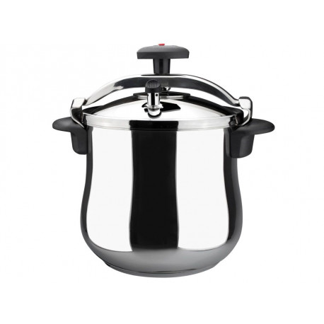 Olla Coc Pres 06lt Tradicional Bombeada Inox Magefesa