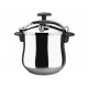 Olla Coc Pres 08lt Tradicional Bombeada Inox Star Magefesa