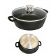 Cacerola Baja 28cm C/tapa Al/fu Ecostone Wecook