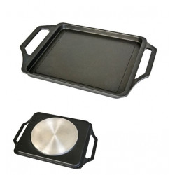 Plancha Asar Band 37x25cm Lisa C/asa Al/fu Ecostone Cookware