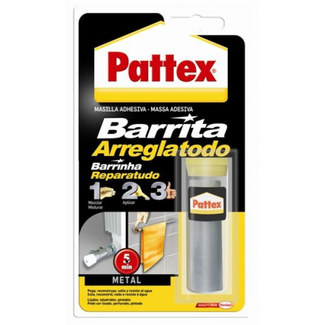 Masilla Adhesiva Para Metal Pattex Barrita Arreglatodo 48gr