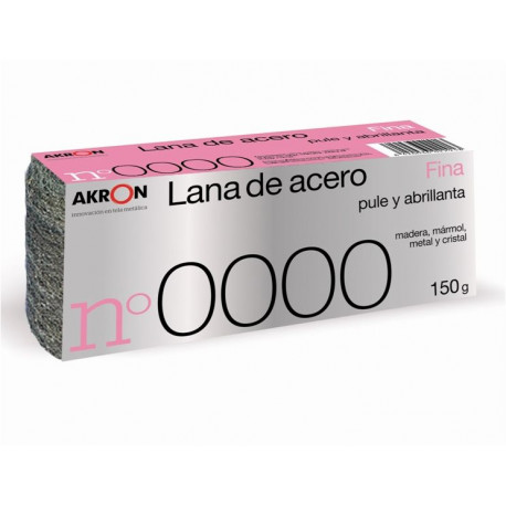 Lana Acero Pulir Fina 150 Gr Bobina Akron