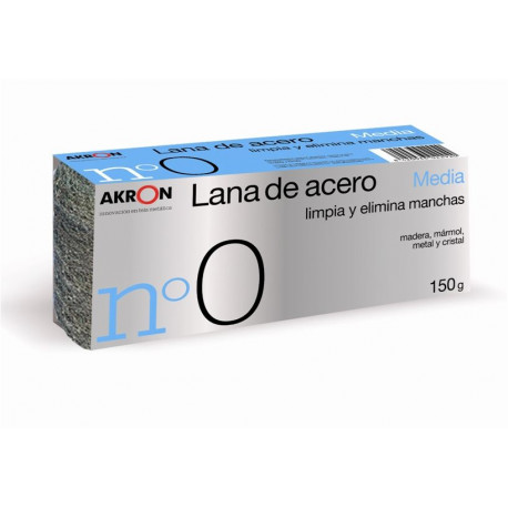 Lana Acero Pulir Media 150 Gr Bobina Akron