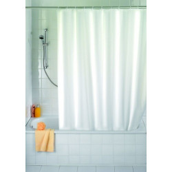 Cortina Baño Lisa 180x200cm Pvc Bl Wenko 1 Pz