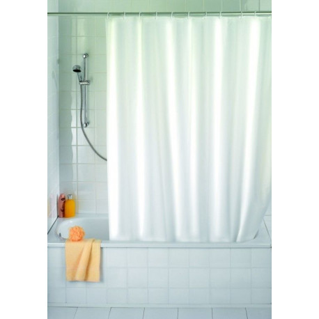 Cortina Baño Lisa 180x200cm Pvc Bl Wenko 1 Pz