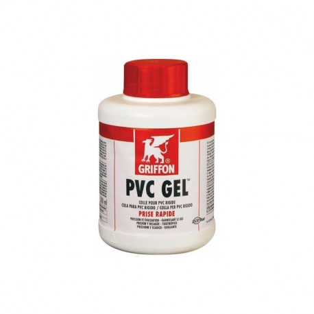 Pegamento Gel Rapido Para Pvc Rigido  Bote 250 Ml C/pincel