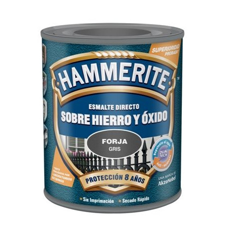 Esmalte Antioxidante Hammerite Forja Negro 2,5l