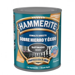 Esmalte Antioxidante Hammerite Satinado Negro 2,5l