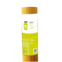Cañizo Ocult. 1x5 Mt D/cara Natuur Pvc Nat Nt98486