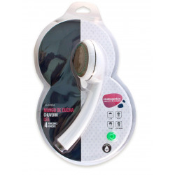 Mango Ducha 4pos+stop 080mm Bl Vivah