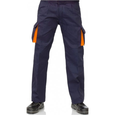 Pantalon Trabajo T38 Alg Az/na Cargo Mltibol Vesin