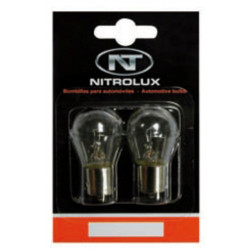 Lampara Coche Freno P21w 12v 1 Filam. Ba15s 2 Pz Nitrolux