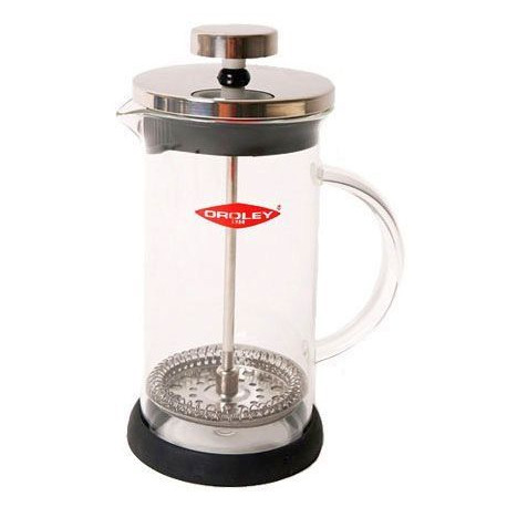 Cafetera Embolo 06tz-600ml Cristal Borisilicato Oroley