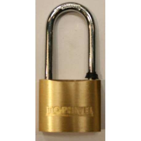 Candado Seg 40mm Arco Largo Lat Lat Nivel