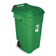 Contenedor Bas. 120 Lt C/rued Tayg Pl Verde Tapa 424007