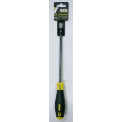 Destornillador B/plana 8,0x200mm M/bimat V/rda Nivel