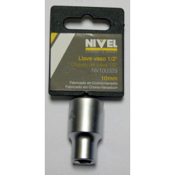Llave Vaso Hexag. 1/2"-10mm C.v. Nivel