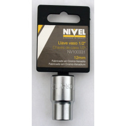 Llave Vaso Hexag. 1/2"-12mm C.v. Nivel