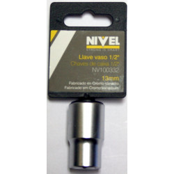Llave Vaso Hexag. 1/2"-13mm C.v. Nivel