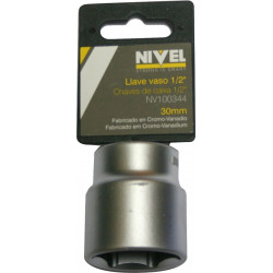 Llave Vaso Hexag. 1/2"-30mm C.v. Nivel