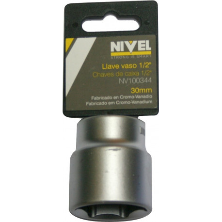 Llave Vaso Hexag. 1/2"-30mm C.v. Nivel