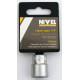 Llave Vaso Hexag. 1/4"-14mm C.v. Nivel