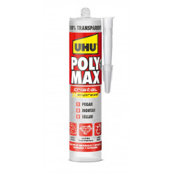 Adhesivo Sellador Polim 300 Gr Poly Max Cristal Xpress Cart