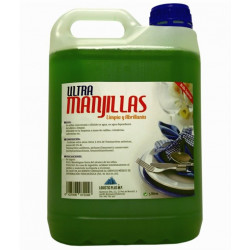Lavavajillas Mano Limon Concentrado Garrafa 5lt Manjillas