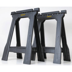 Caballete Plastico Plegable 57,1x6,3x81,8cm Stanley 2piezas 2