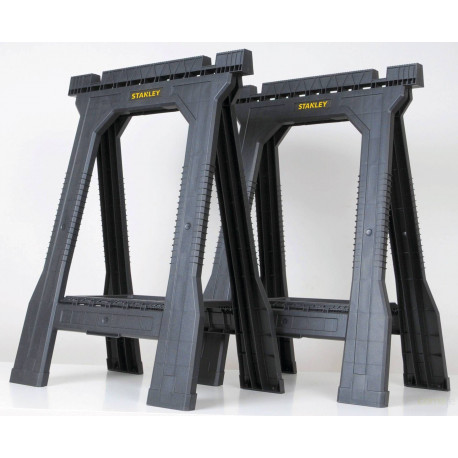 Caballete Plastico Plegable 57,1x6,3x81,8cm Stanley 2piezas 2
