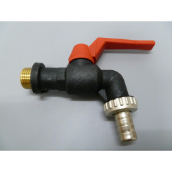 Grifo Esfera 1/2" Pl/lat Ne/ro S&m