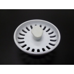 Tapon Fregad Rejilla Ø113mm Vastago Pvc Blanca S&m