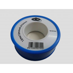 Teflon Baja Densidad 0,075mm Ptfe Az/bl 12mmx12m Saneaplast