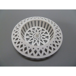 Rejilla Lavabo Desague 60x30mm Pl Blanca S&m