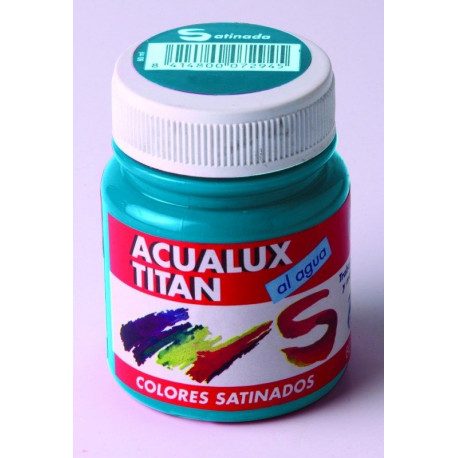 Pintura Manualidades Acril Sat Naranja Titan Acualux 100ml