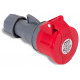 Base Elec Movil Cetac 3p+n+t 32a/380-415v Ip44 Pol/abs Ro Fa