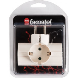 Adaptador Elec 120x160x65 Tt 16a-250v Tri Lat Polic Bl Famat