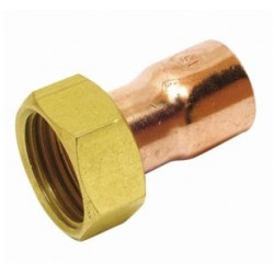 Racor Loco Recto Cobre H 18 X ½" Sudo