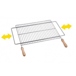 Parrilla Barbacoa Extensible 60 A 70x40 Acero Zinc